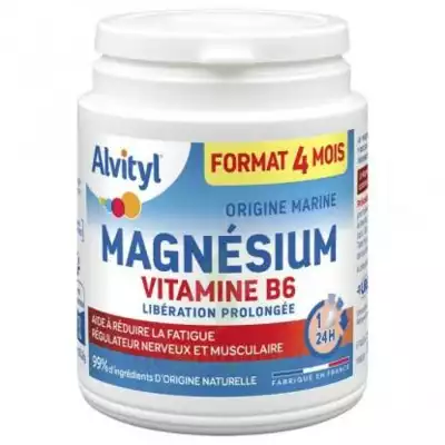 Alvityl Magnésium Vitamine B6 Libération Prolongée Comprimés Lp Pot/120 à SAINT MARCEL