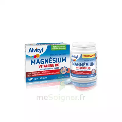 Alvityl Magnésium Vitamine B6 Libération Prolongée Comprimés Lp B/45 à SAINT MARCEL